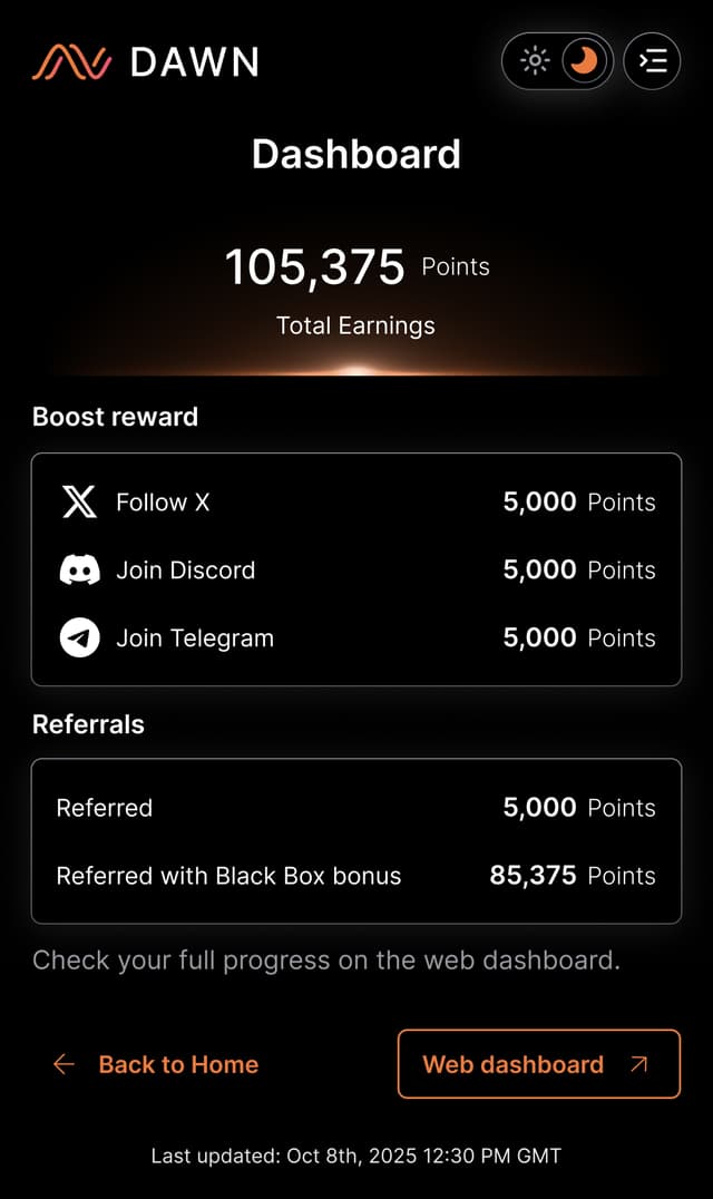 Start earning rewards